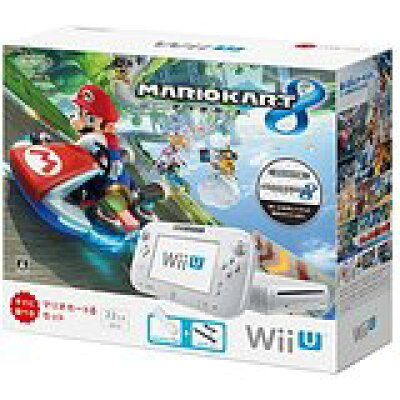 Wii U すぐに遊べるマリオカート8セット（シロ）/Wii U/WUPSWAGH/A 全年齢対象